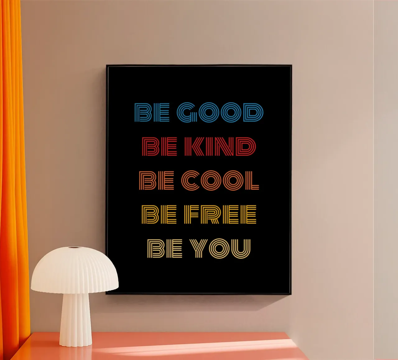 Siate buoni plexiglass da Olivia Creator