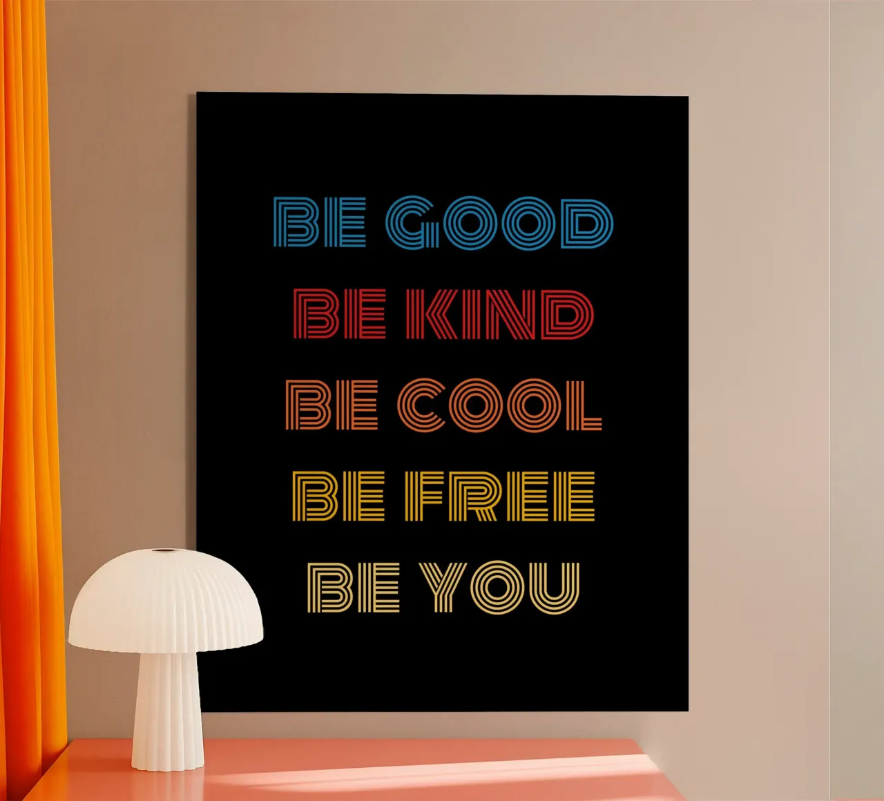 Siate buoni plexiglass da Olivia Creator