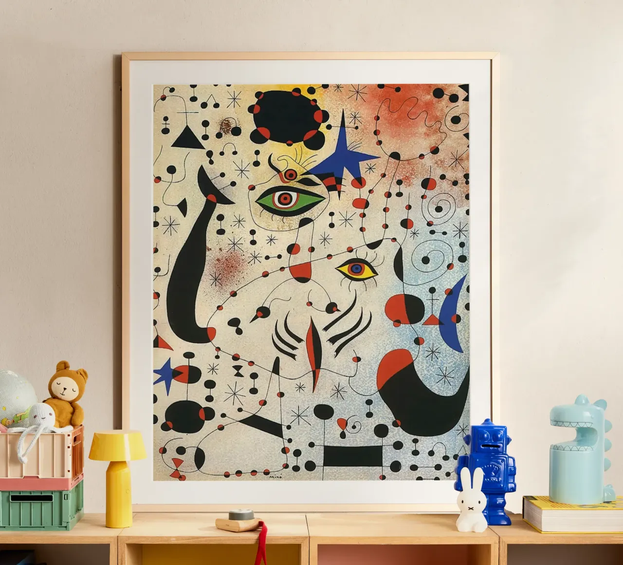 Poster d'arte di Joan Miro poster da The Bakulans