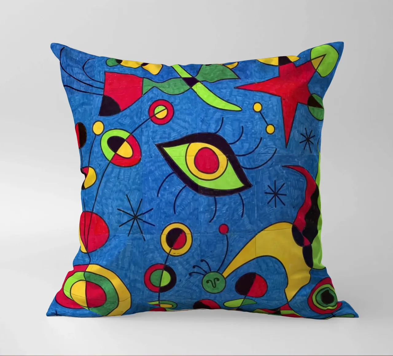 Joan Miro Stelle e occhi cuscino da The Bakulans