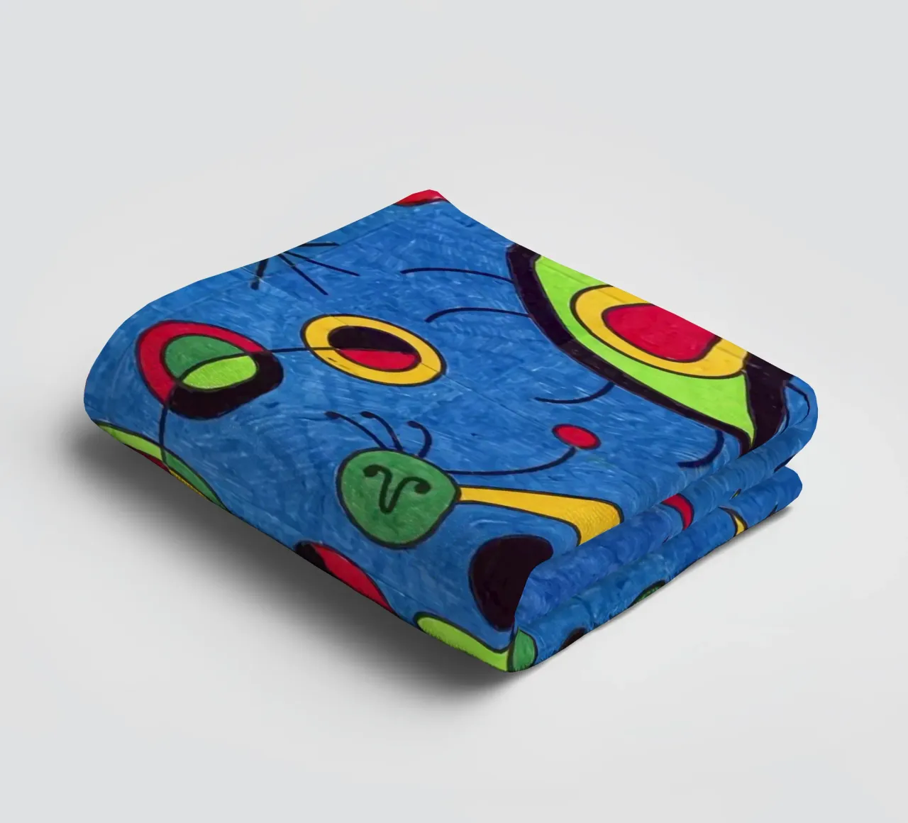 Joan Miro Étoiles et yeux serviette de bain de The Bakulans