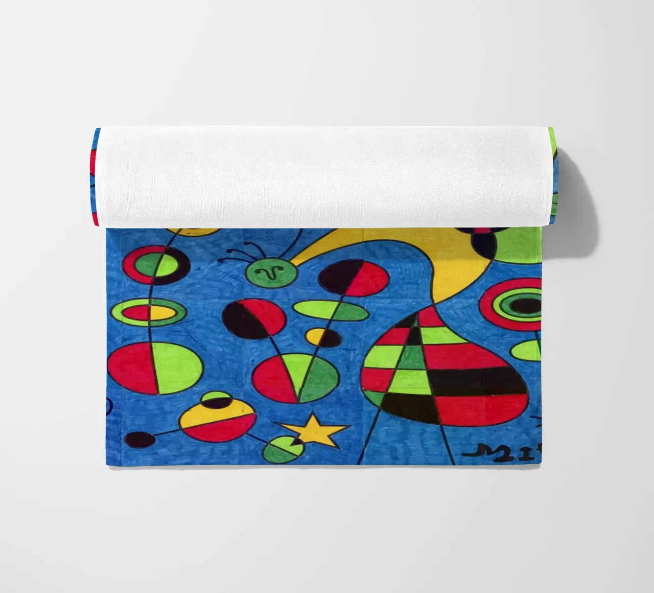 Joan Miro Stelle e occhi telo mare da The Bakulans