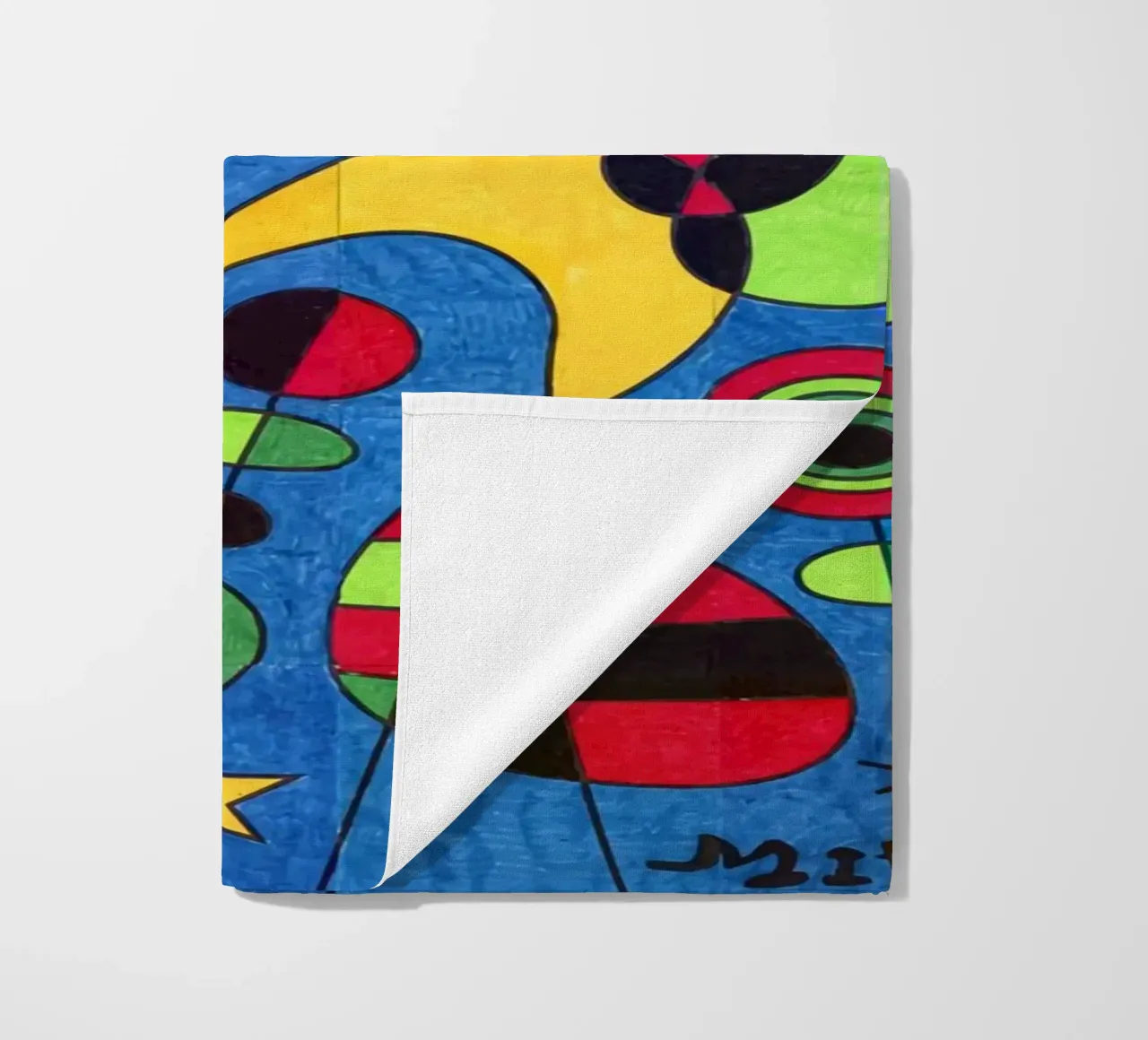 Joan Miro Stelle e occhi telo mare da The Bakulans