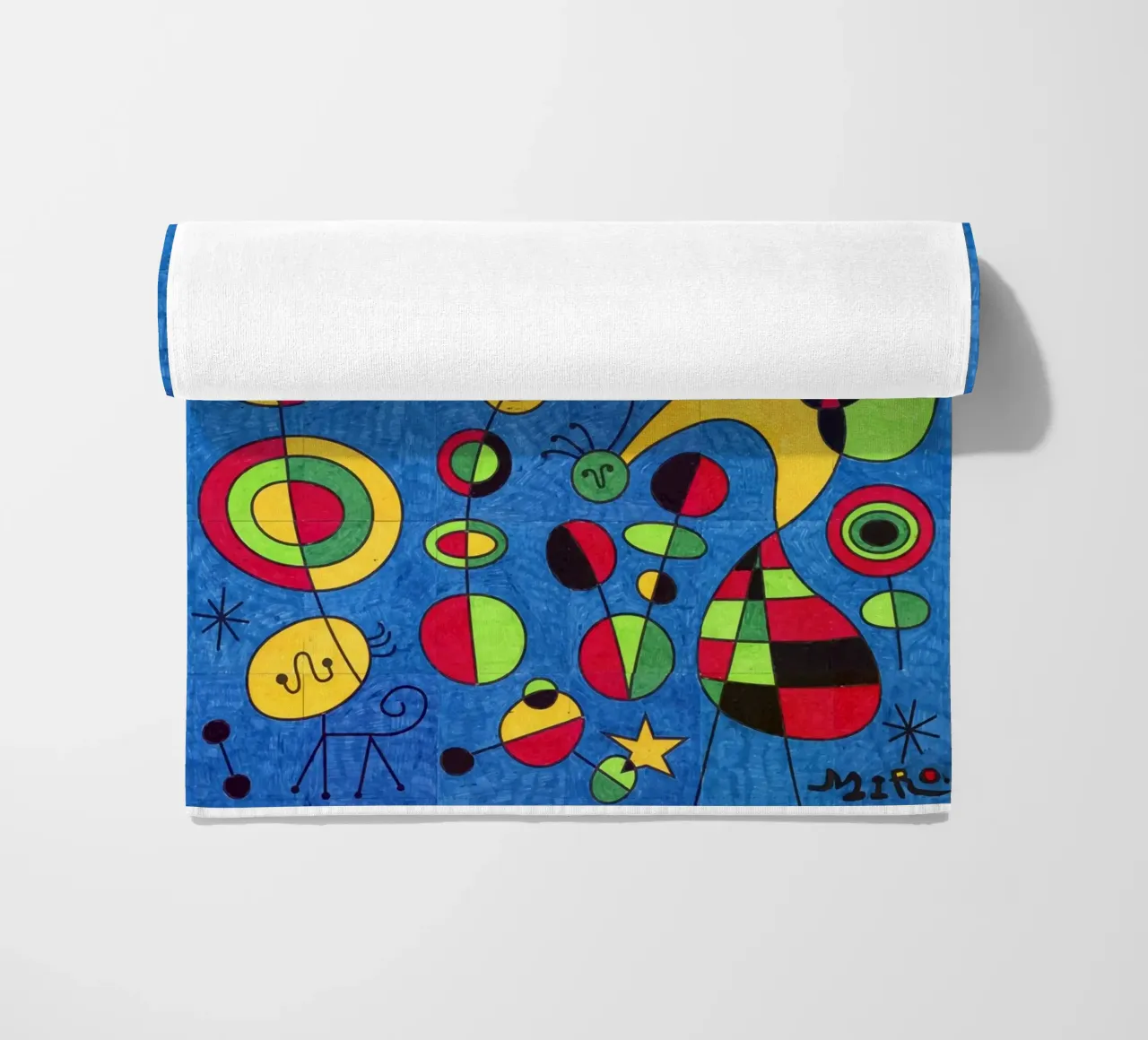 Joan Miro Stelle e occhi telo mare da The Bakulans