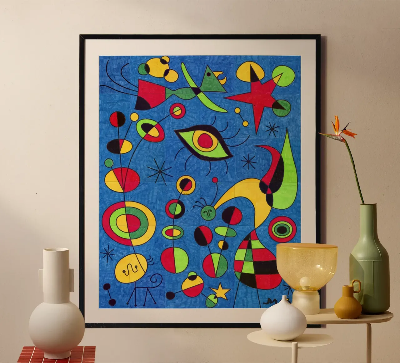 Joan Miro Stelle e occhi carta hahnemühle da The Bakulans