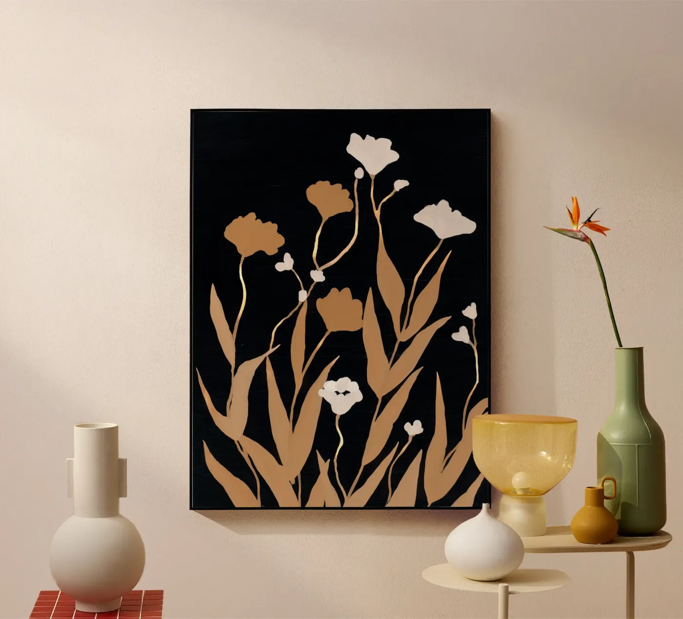 Bloom Black plexiglas de Seed & Signal