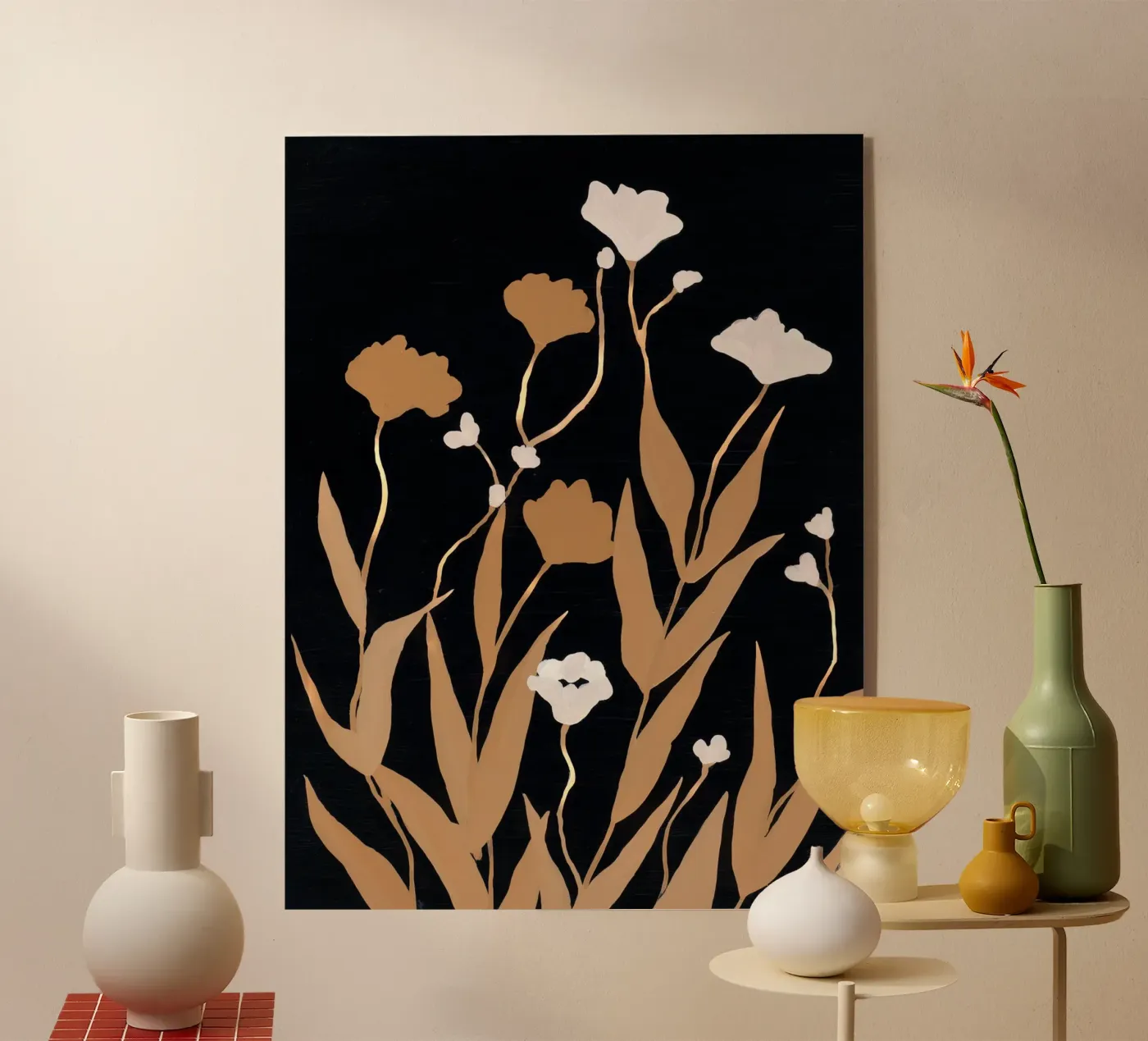 Bloom Black plexiglas de Seed & Signal