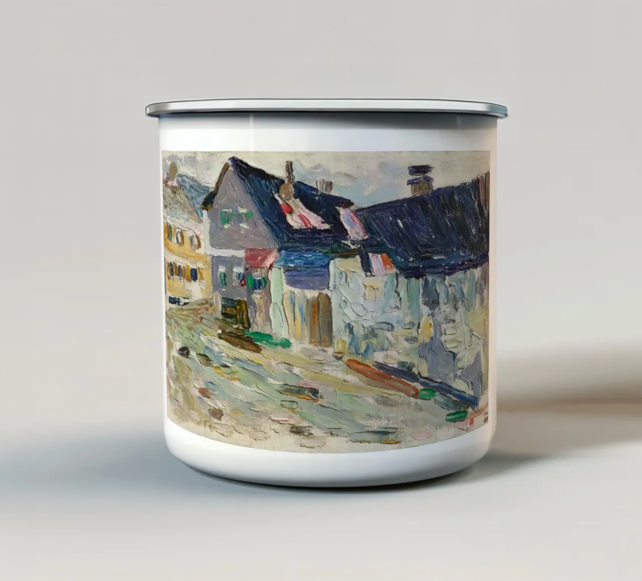 camino di recinzione della casa in pietra tazza in smalto da lara shop