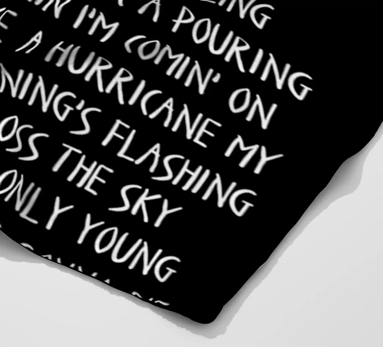 angus young Ac/Dc I'M A Rolling Thunder Art coperta in pile da music soul