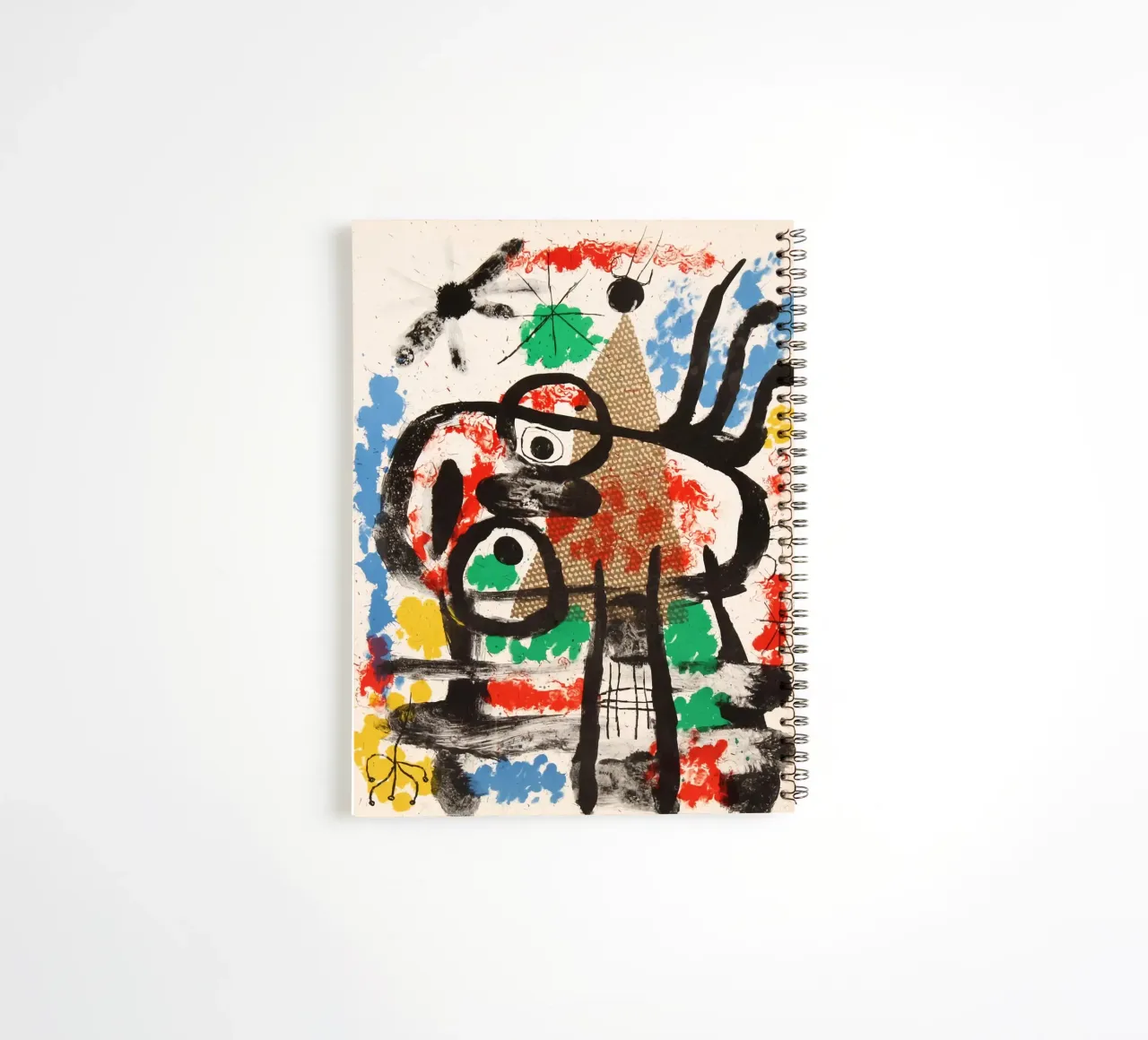 Joan Miro Abstract Style spiral notebook by The Bakulans