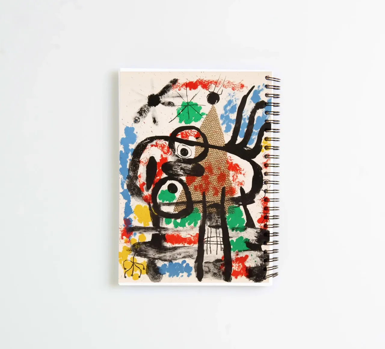 Joan Miro Abstract Style spiral notebook by The Bakulans