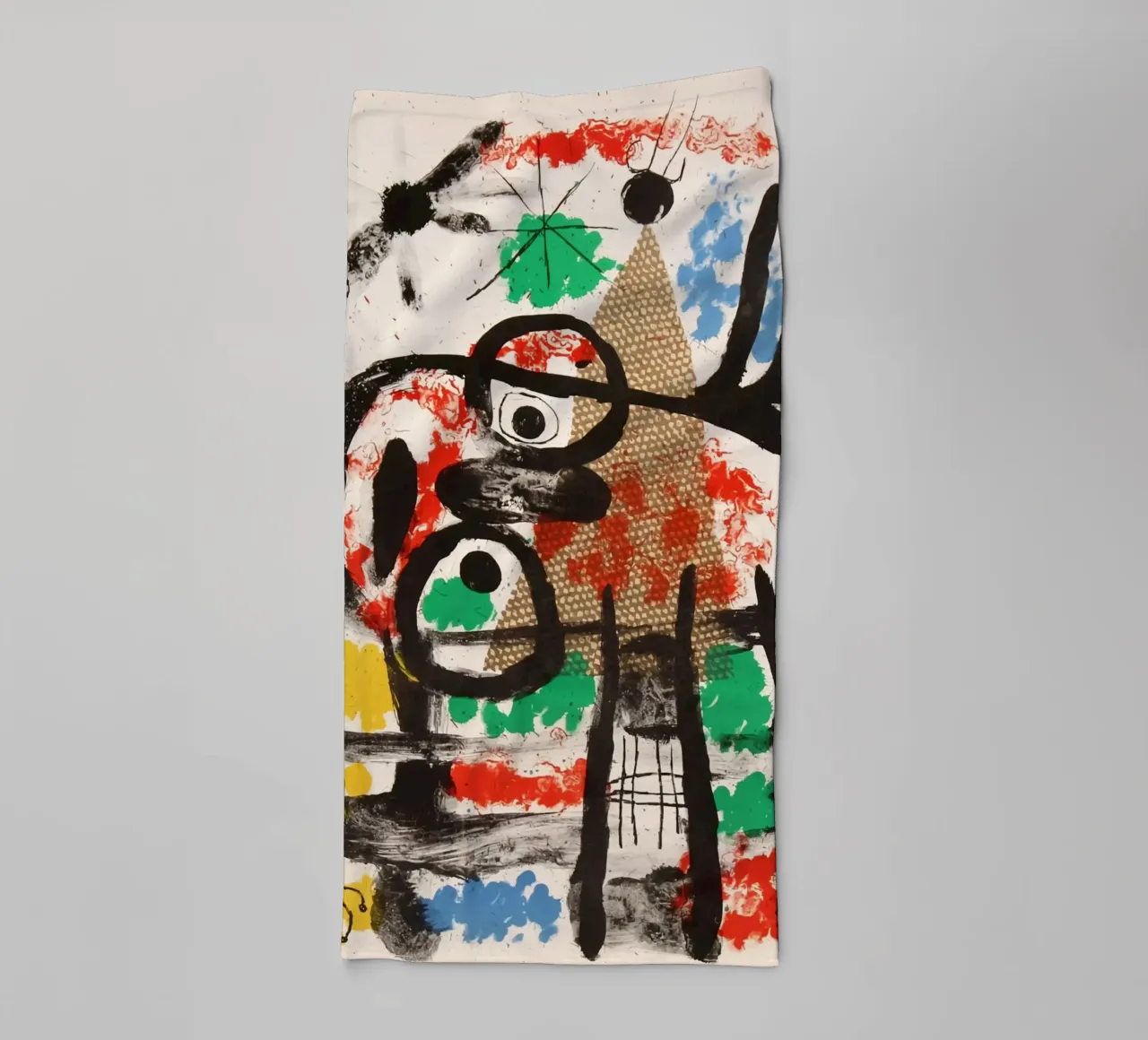 Joan Miro Abstract Style towel by The Bakulans