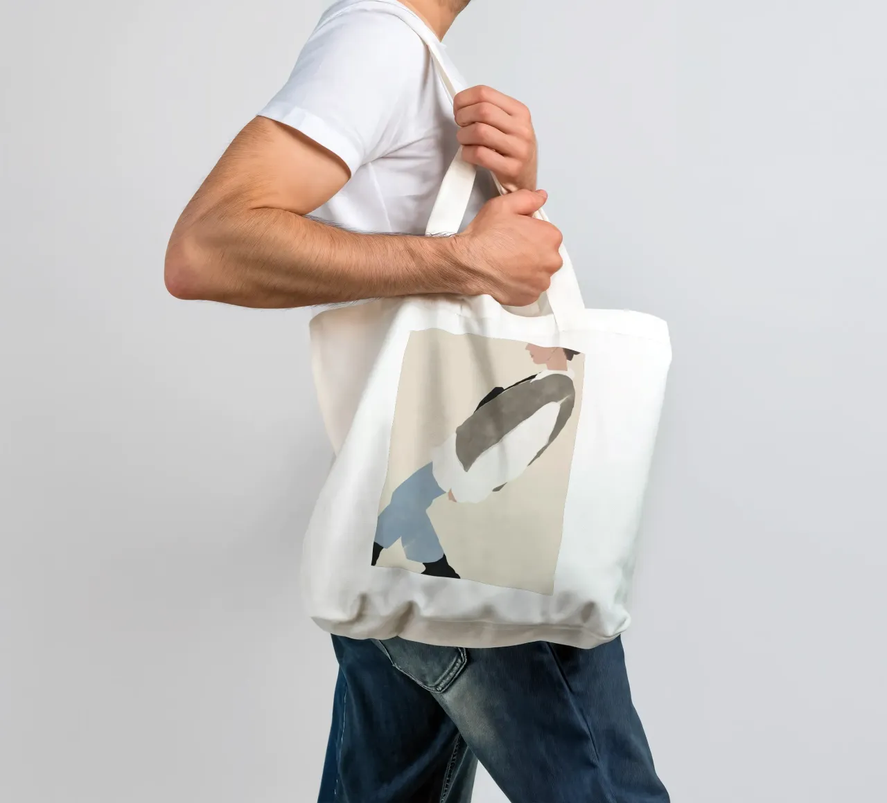 Moda figura 10 borsa in juta da Little Dean