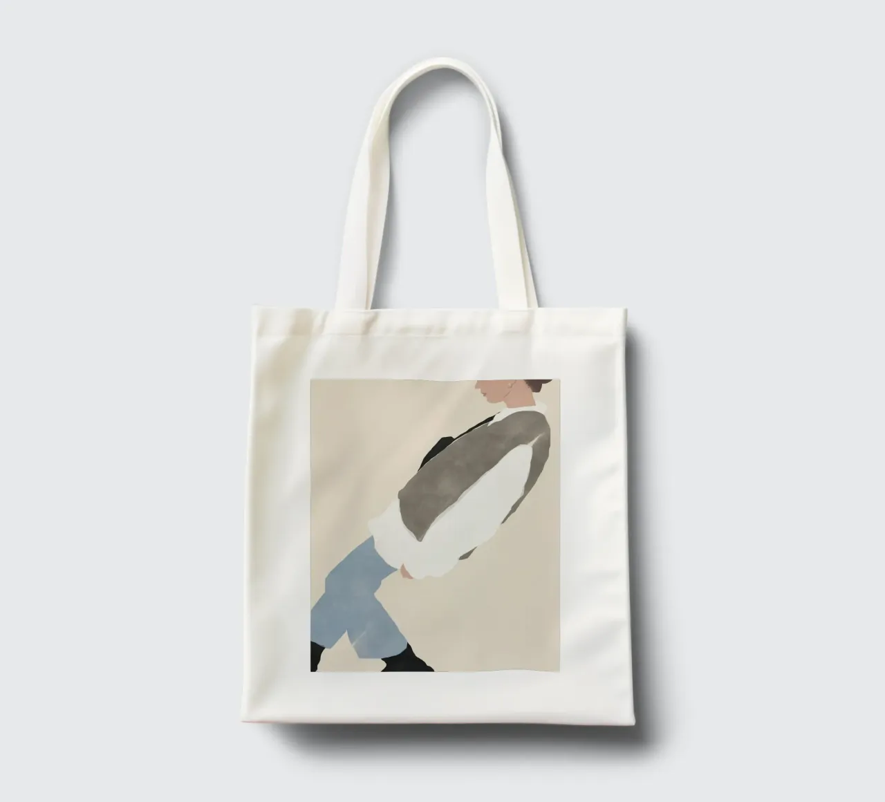 Moda figura 10 borsa in juta da Little Dean