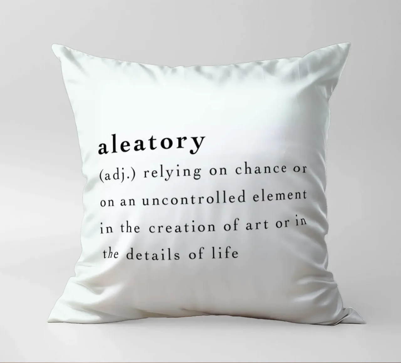 Aleatory cuscino da Studio One