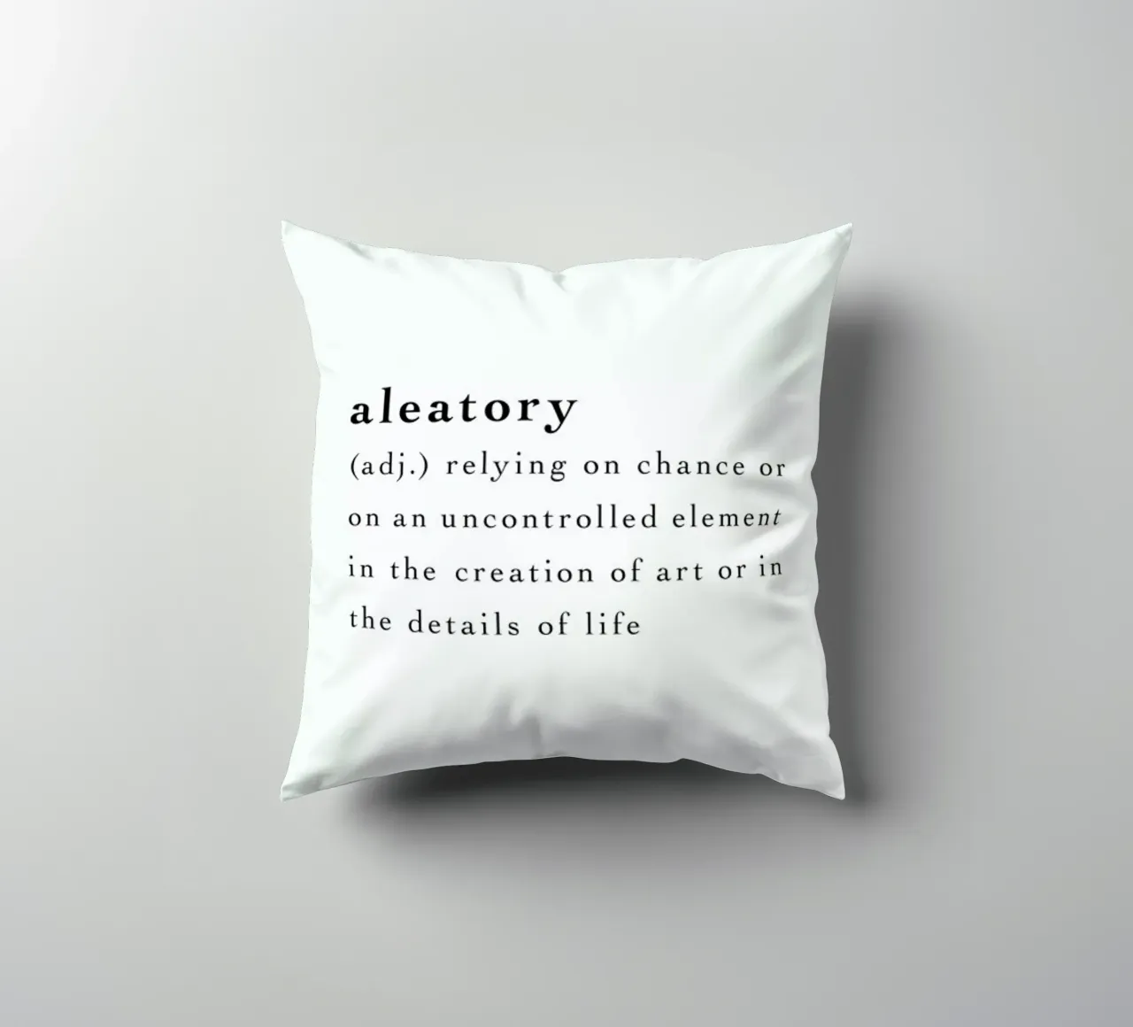 Aleatory cuscino da Studio One