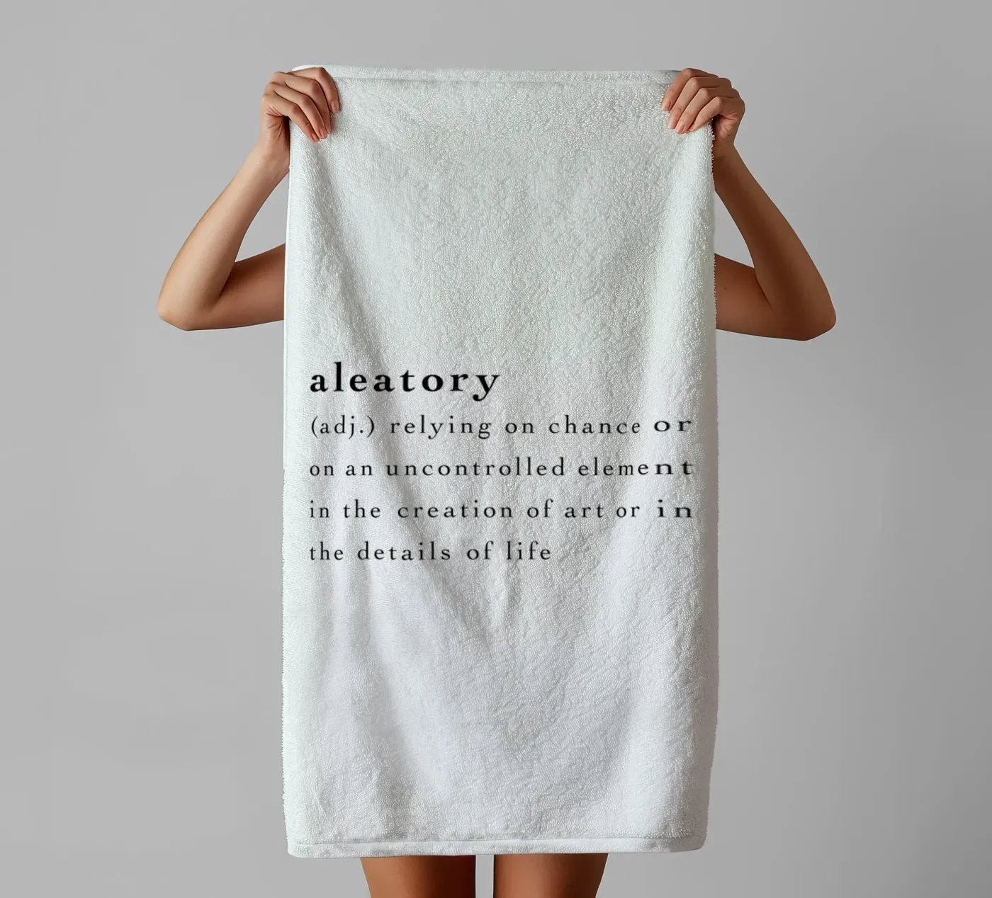 Aleatory badhanddoek van Studio One