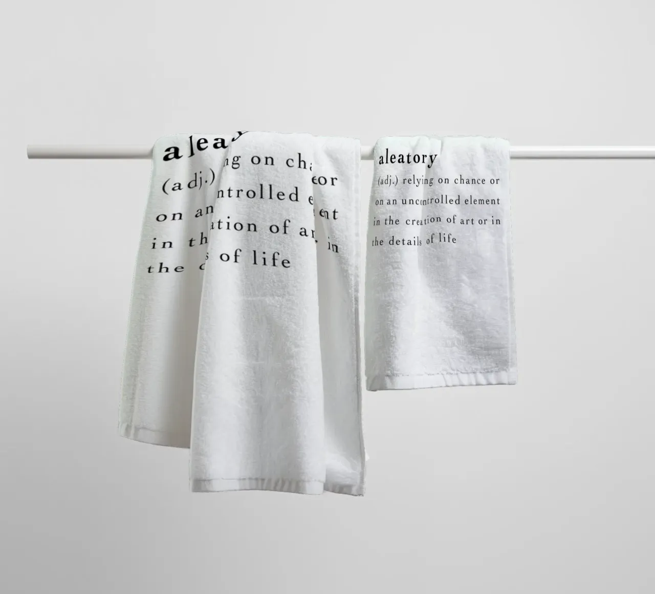 Aleatory badhanddoek van Studio One