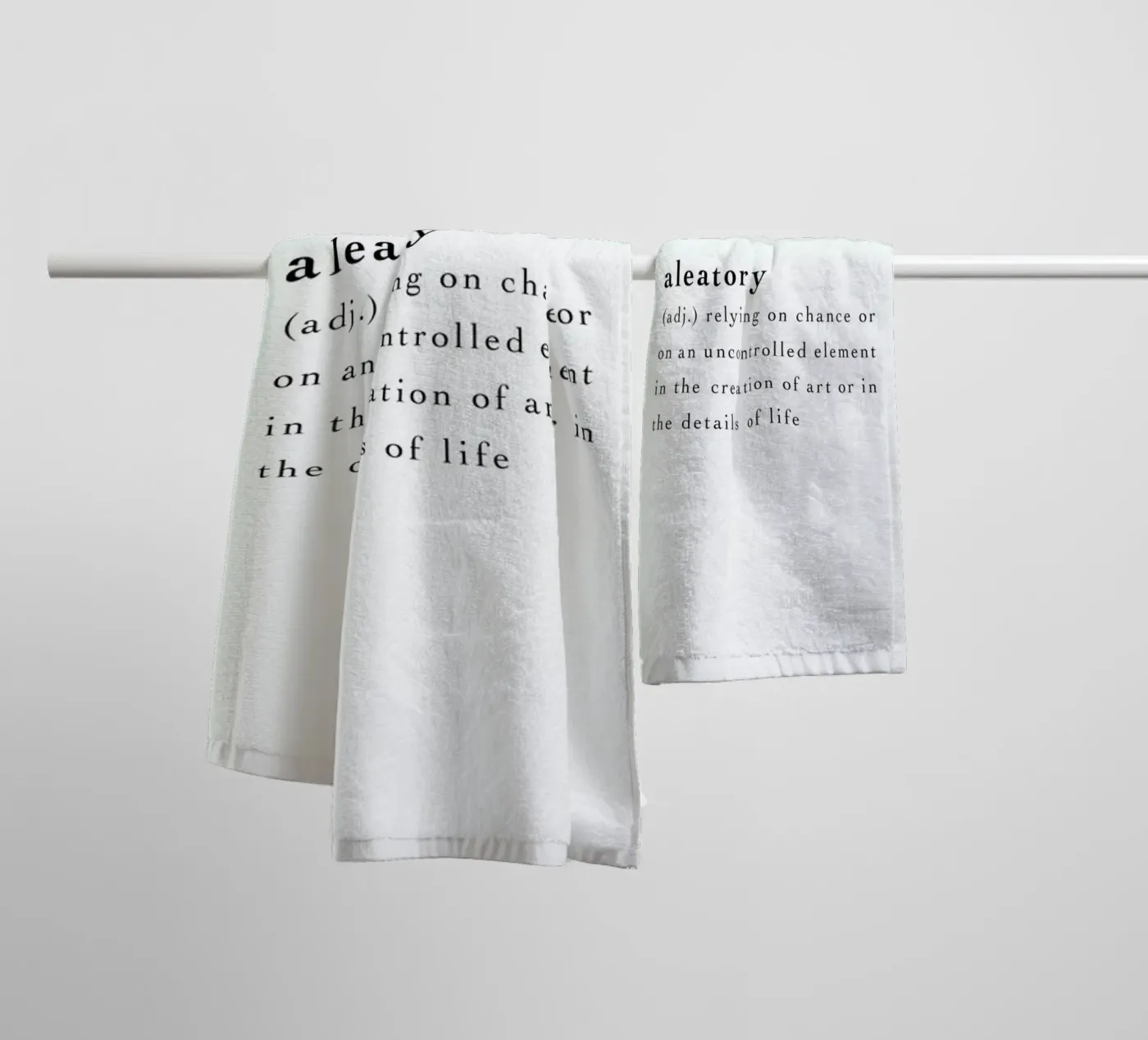 Aleatory badhanddoek van Studio One