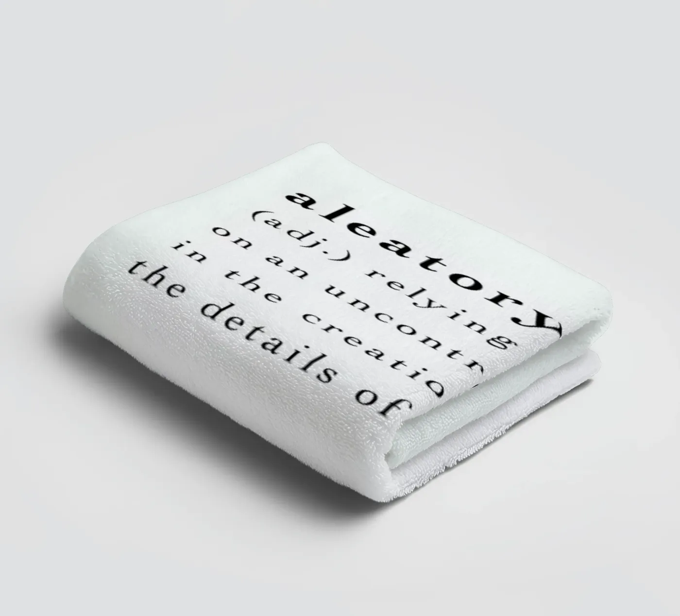 Aleatory badhanddoek van Studio One