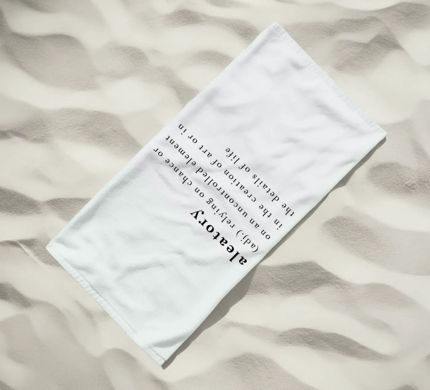 Aleatory strandhanddoek van Studio One