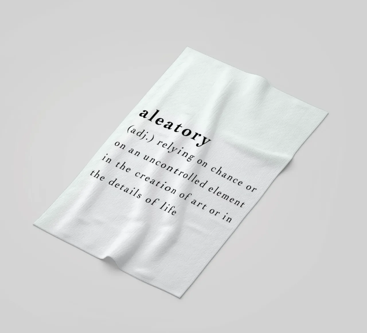 Aleatory telo mare da Studio One