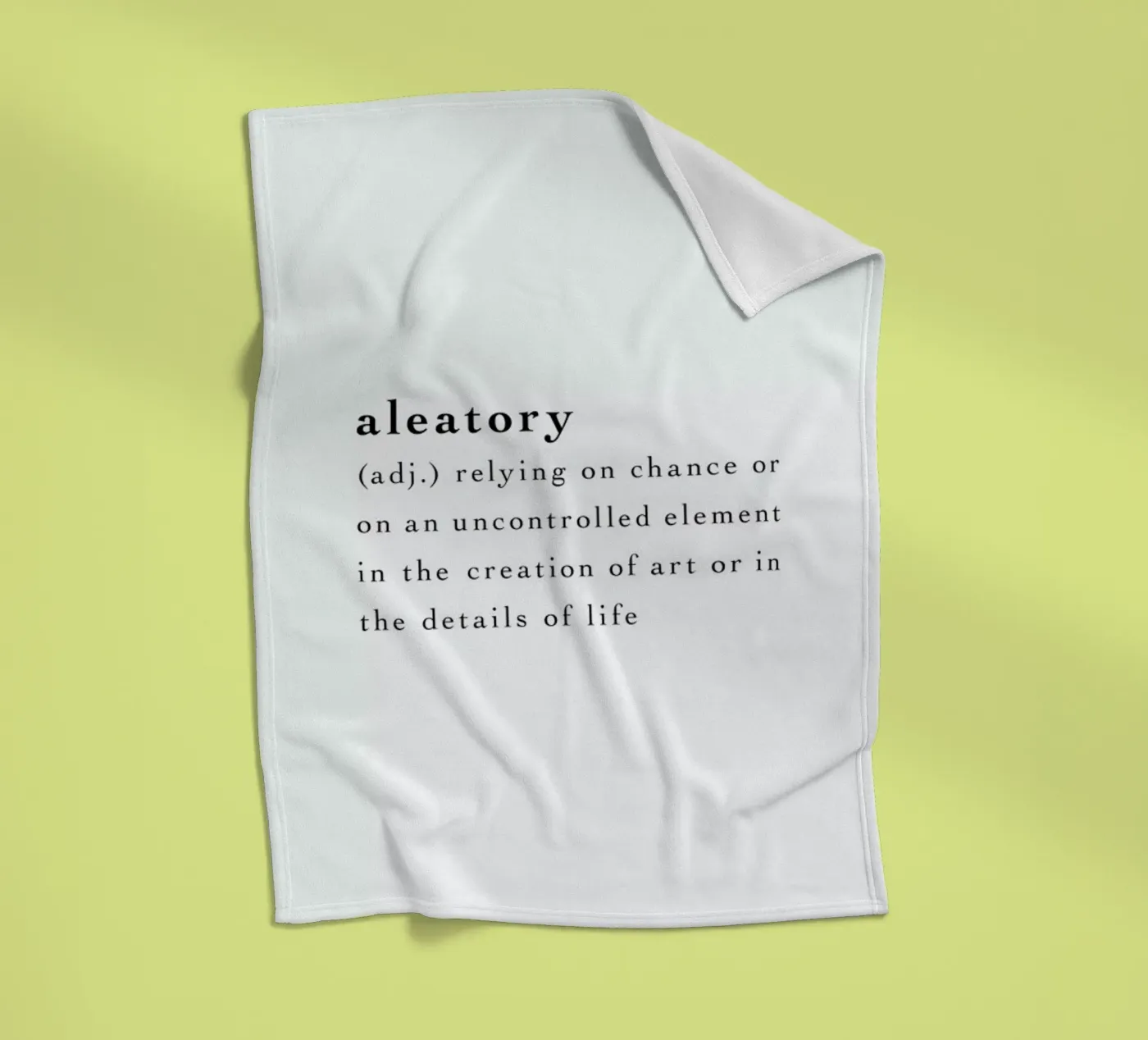 Aleatory fleecedeken van Studio One