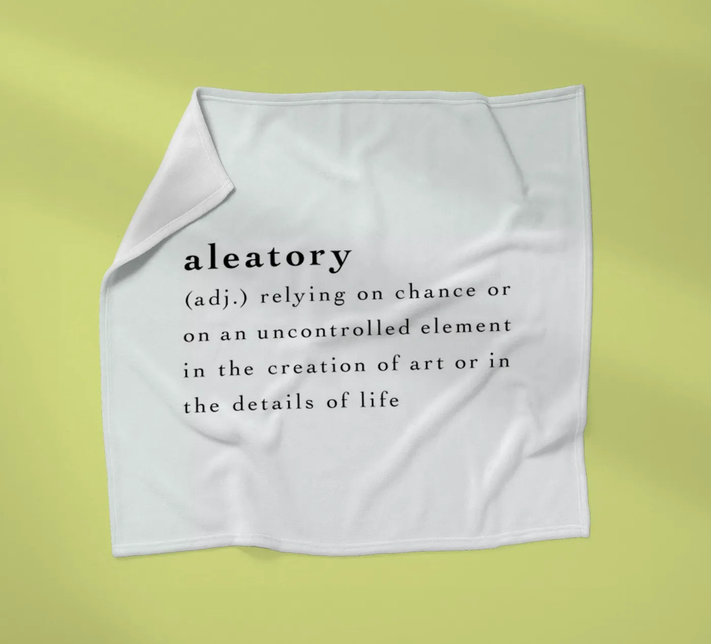Aleatory fleecedeken van Studio One