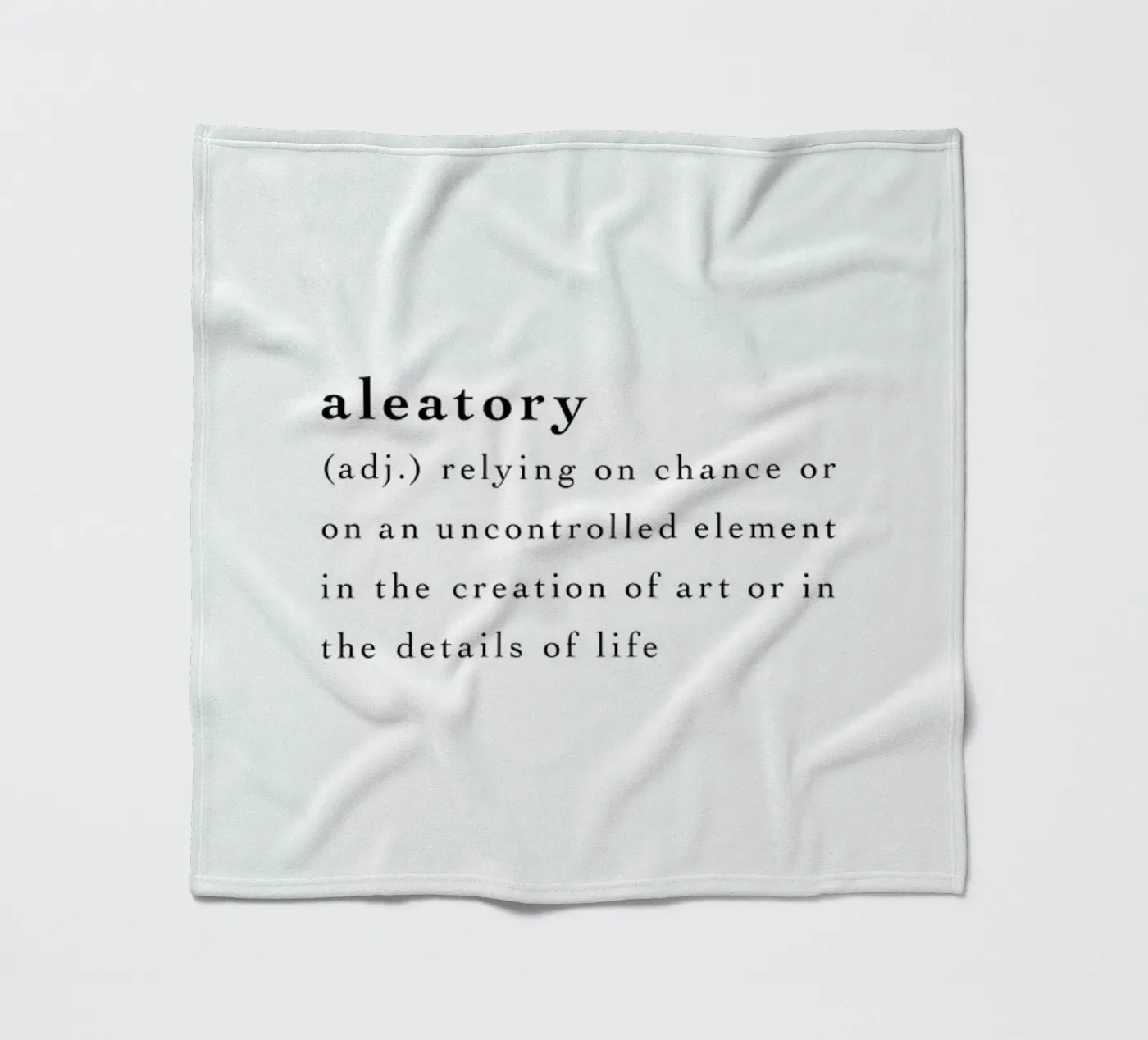Aleatory fleecedeken van Studio One