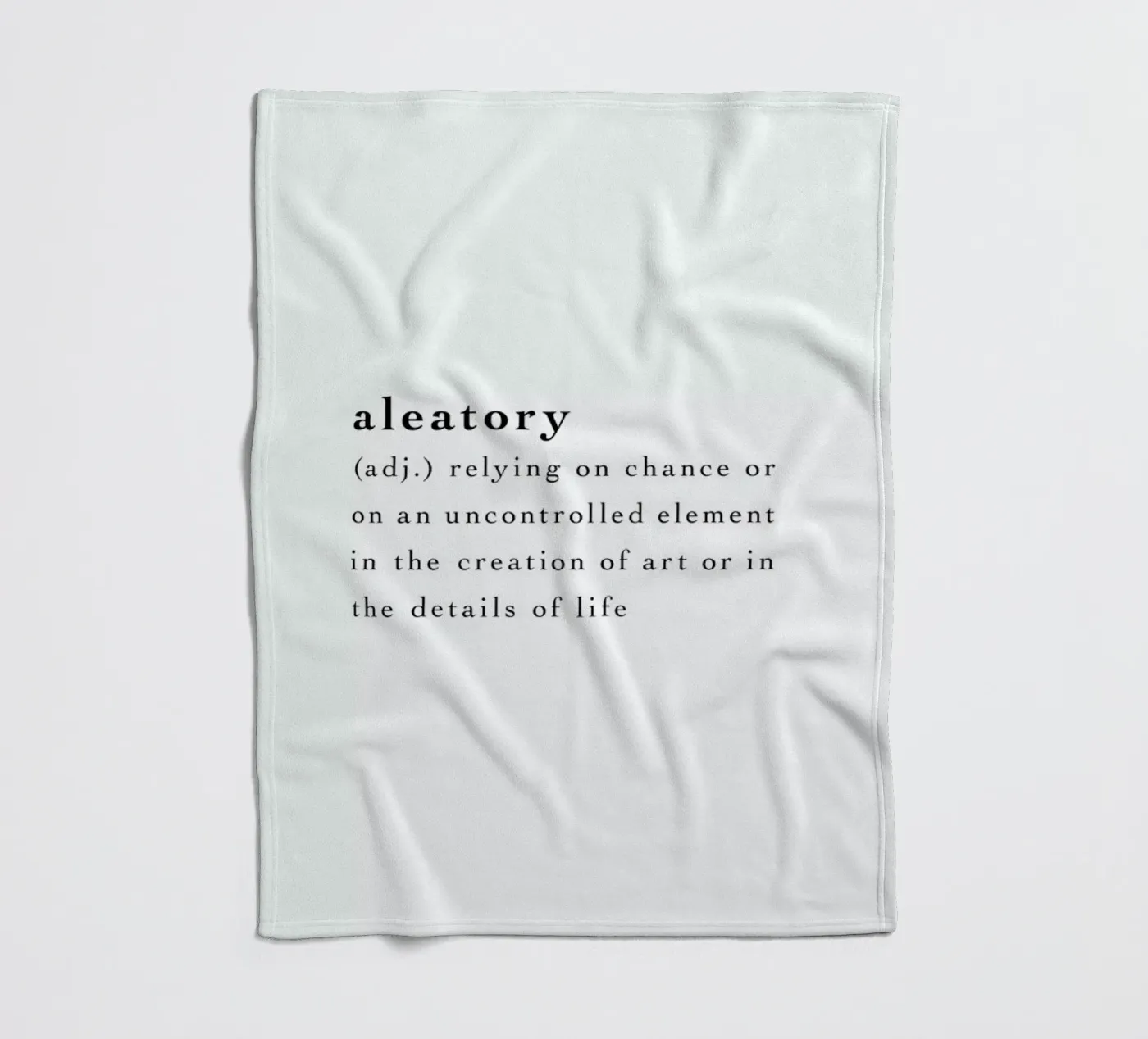 Aleatory fleecedeken van Studio One