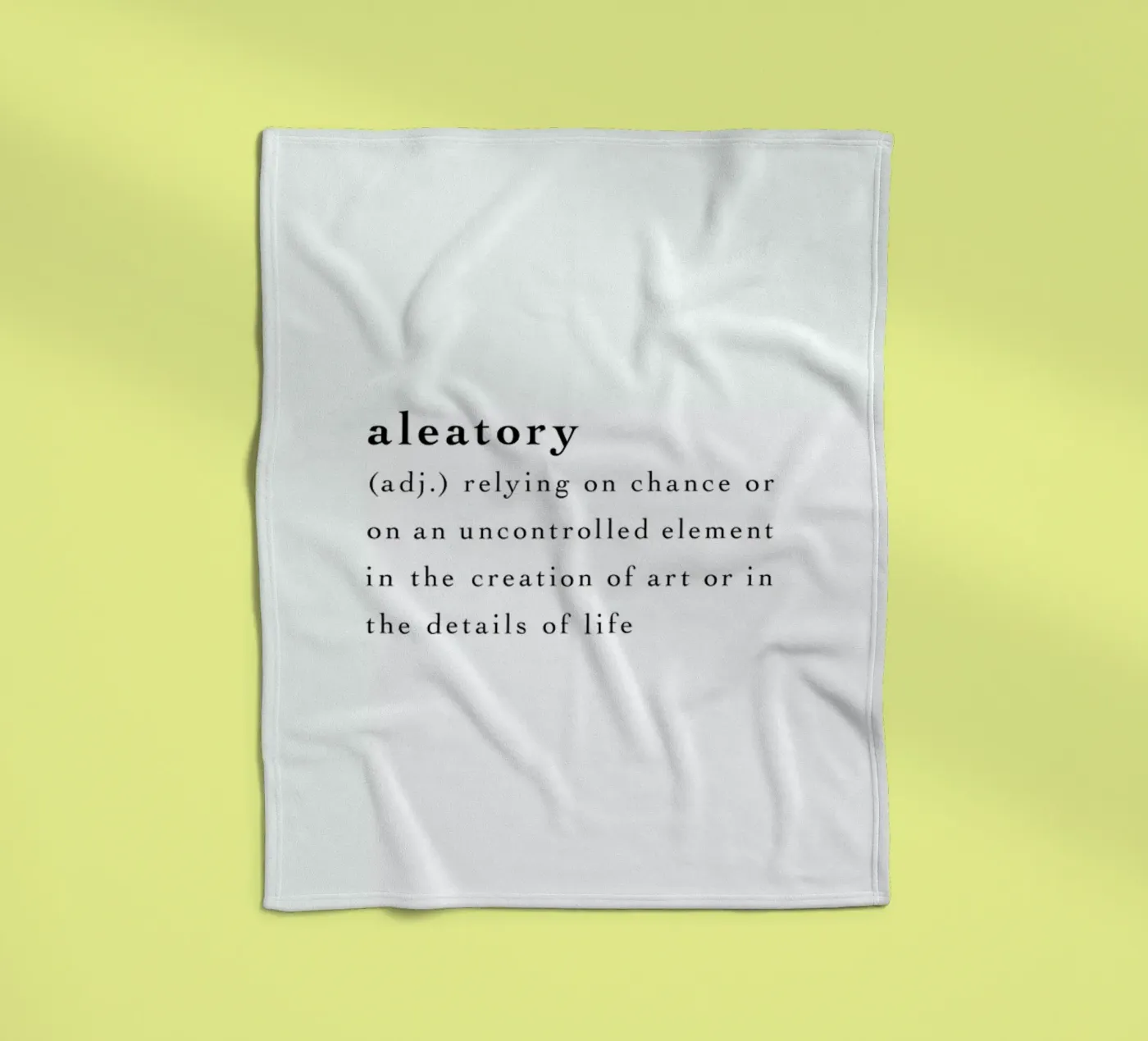 Aleatory Fleecedecke von Studio One