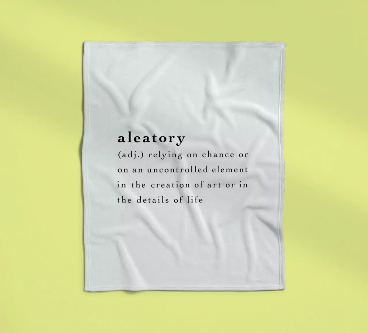 Aleatory Fleecedecke von Studio One