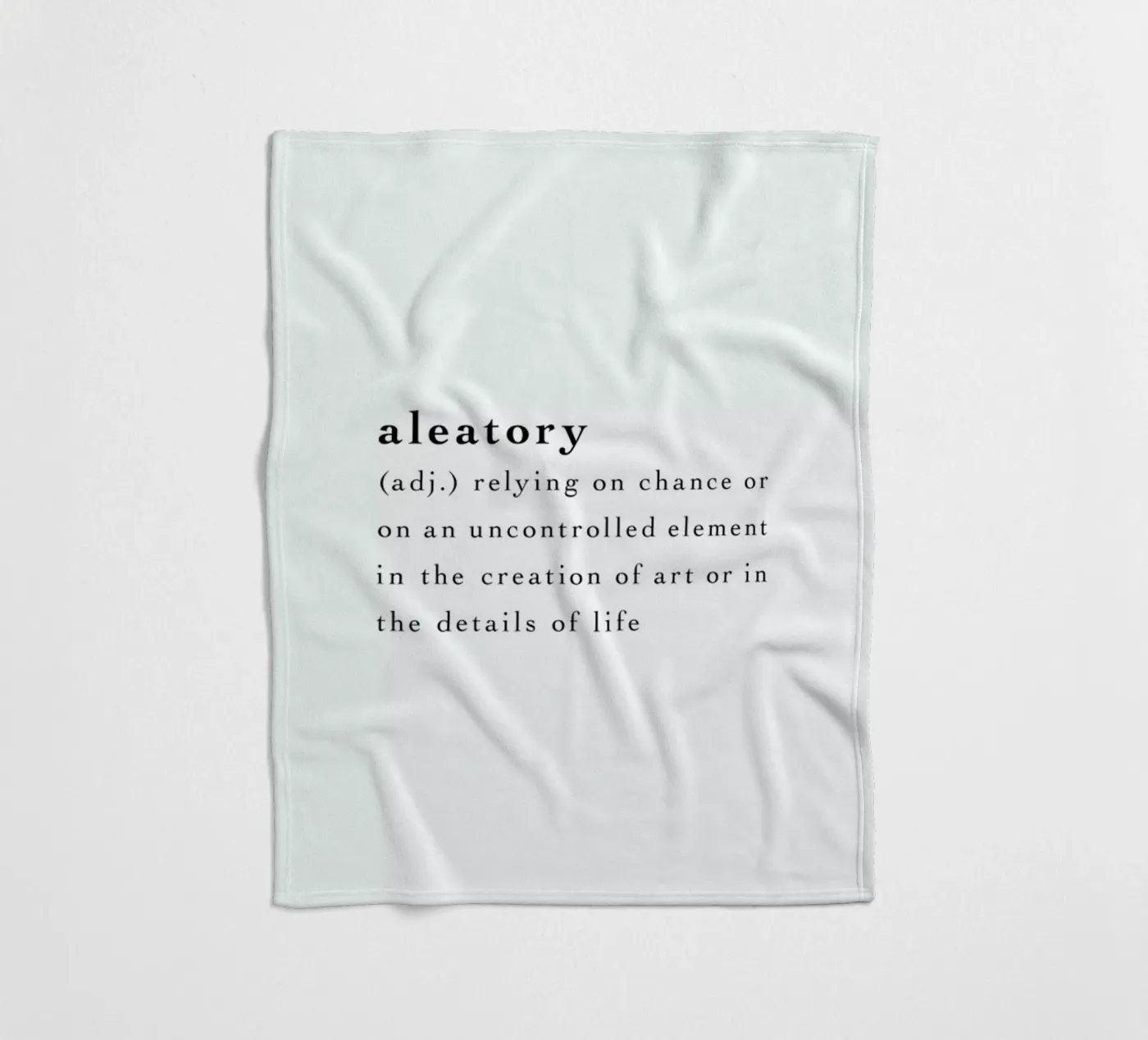Aleatory fleecedeken van Studio One