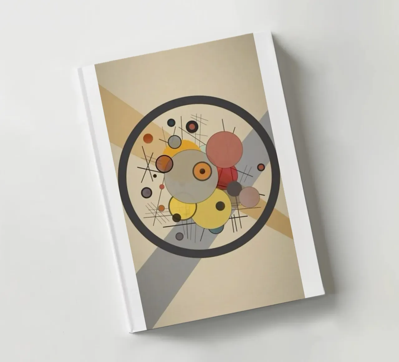 center composition circle overlay notebook by lara shop