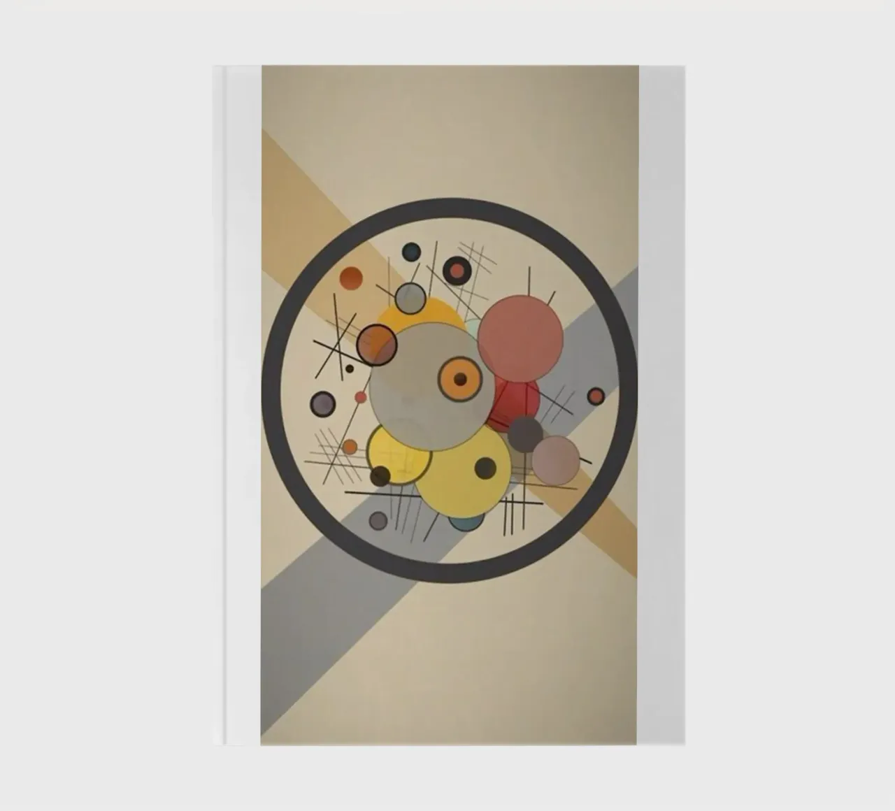 center composition circle overlay notebook by lara shop