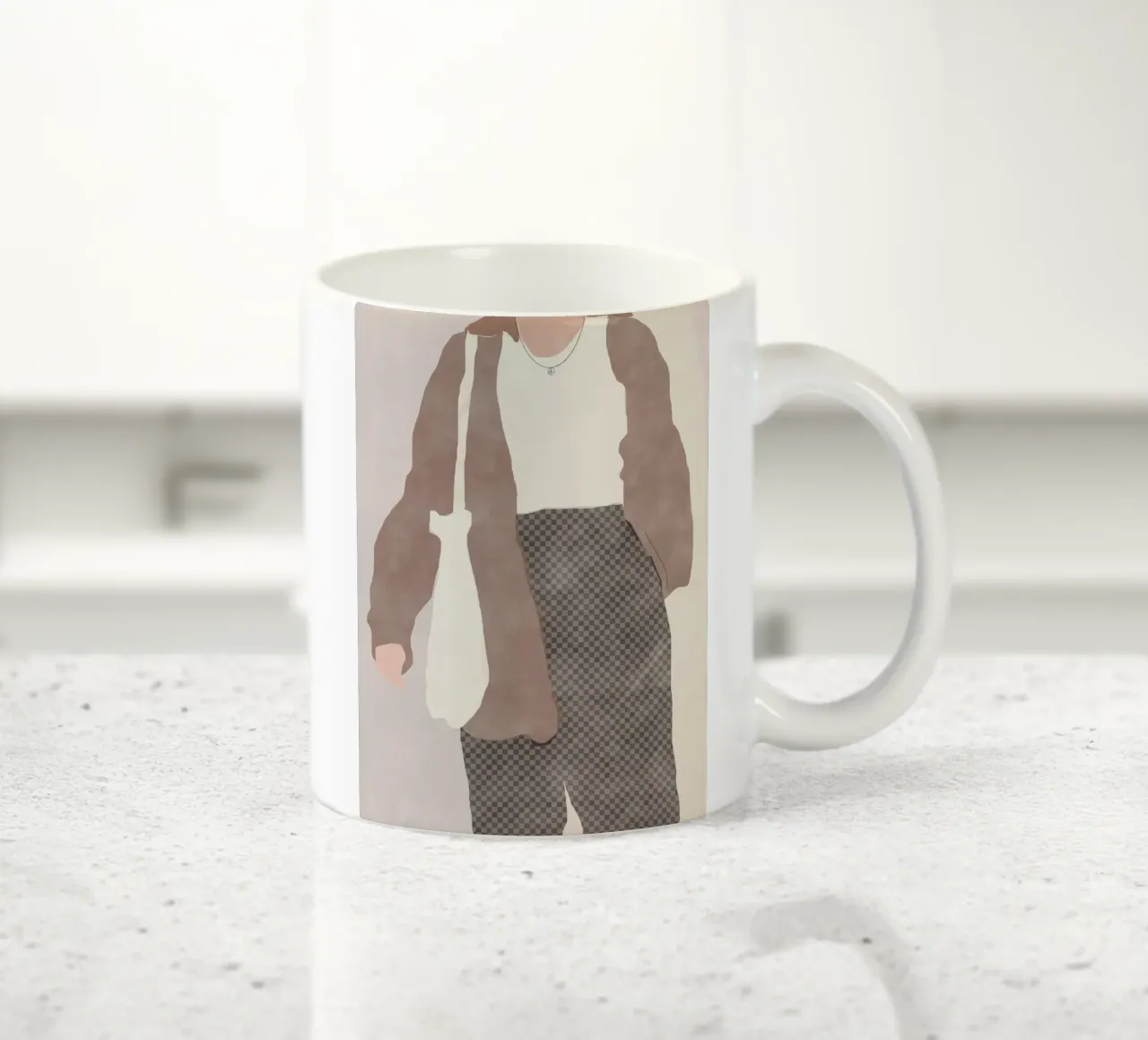 Moda figura 12 tazza in ceramica da Little Dean