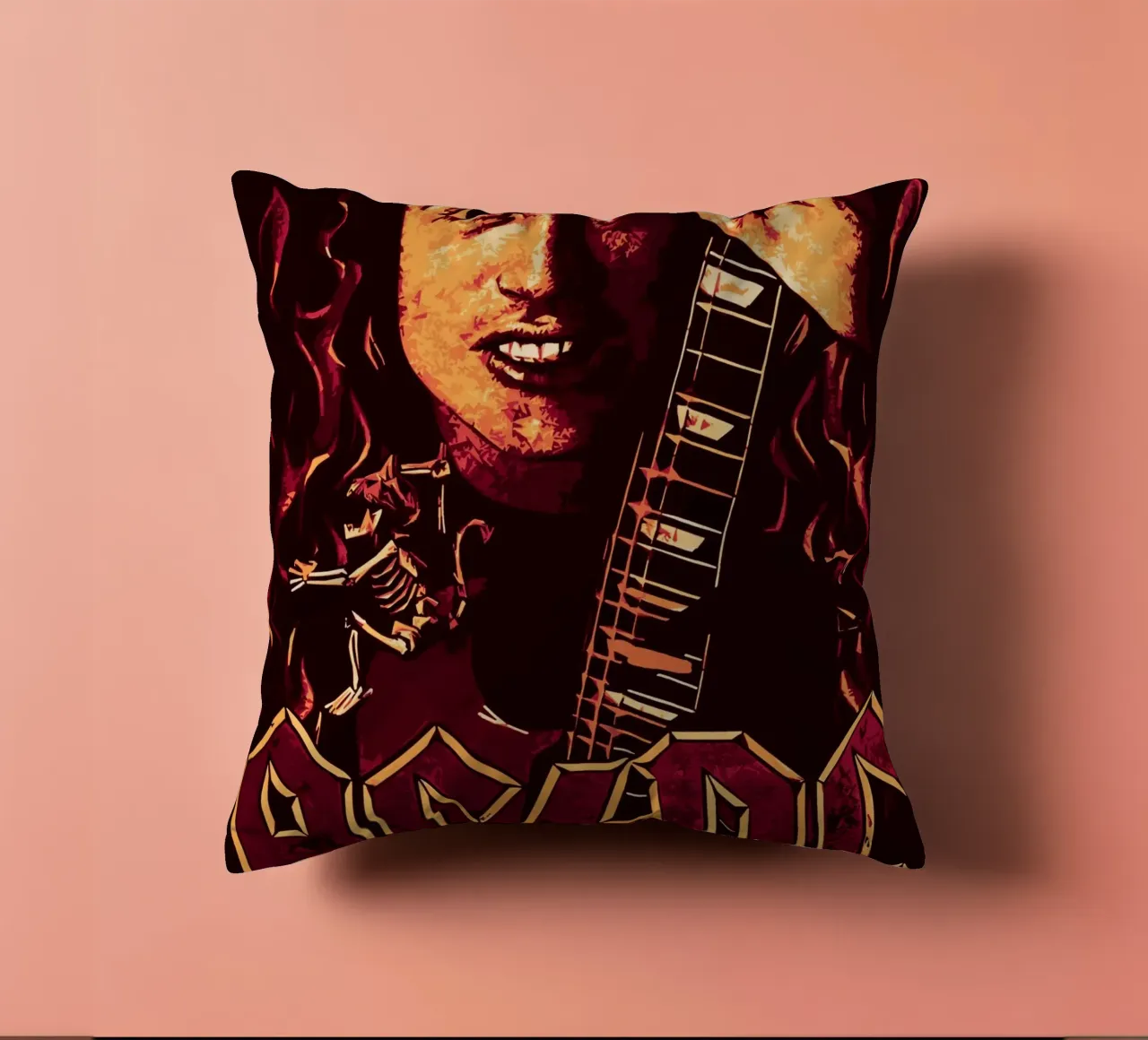 Ac Dc 1 Art cuscino da music soul