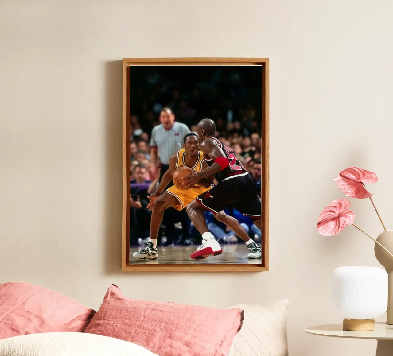 Lakers Legend Duel canvas by FAKE ARTWORK STORE
