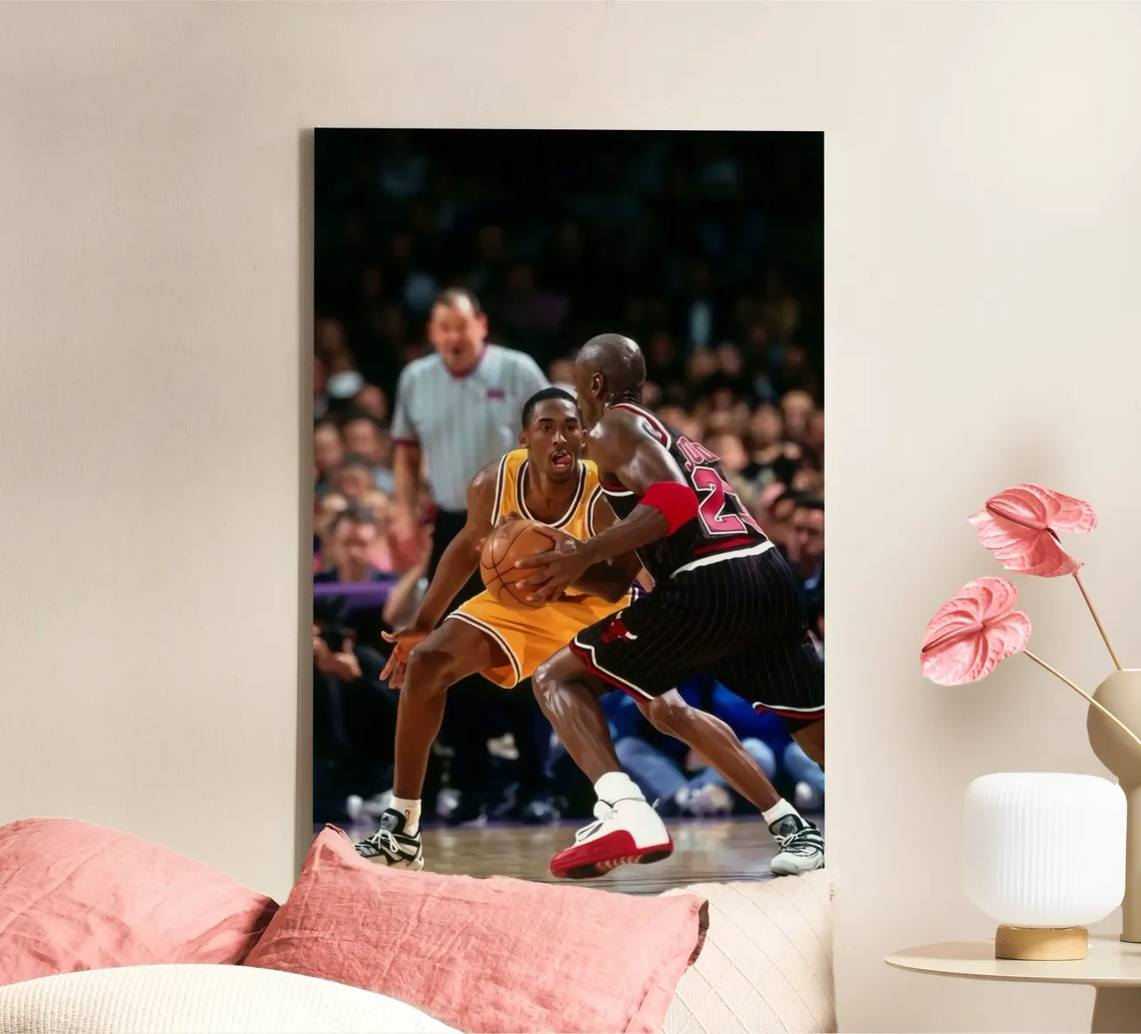 Lakers Legend Duel canvas by FAKE ARTWORK STORE