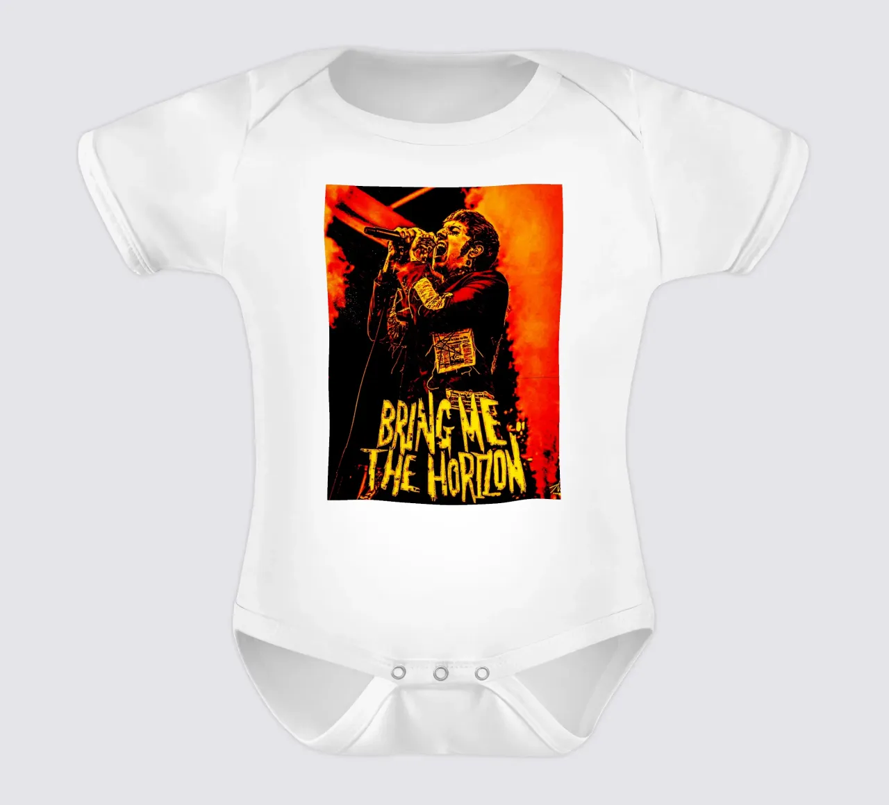 Bring Me The Horizon 4 Kunst babyrompertje korte mouwen van music soul