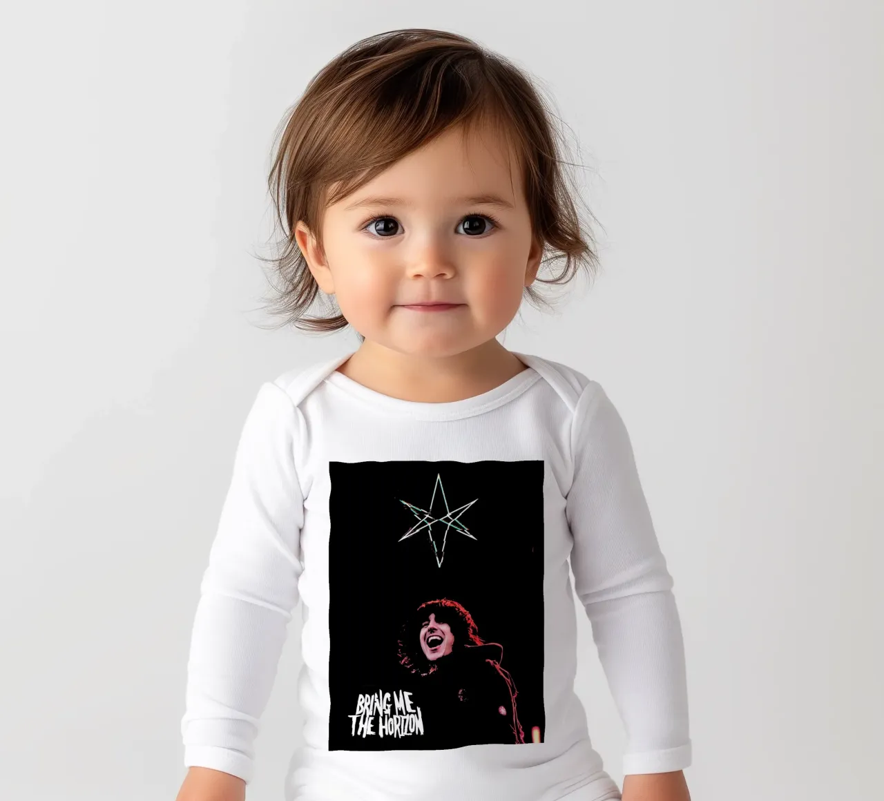 Bring Me The Horizon 5 Kunst babyrompertje lange mouwen van music soul