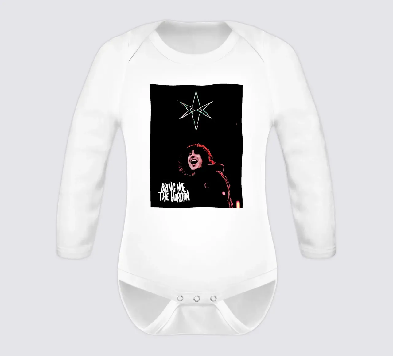 Bring Me The Horizon 5 Kunst babyrompertje lange mouwen van music soul