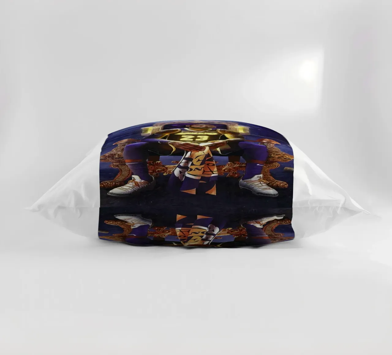 Lakers 23 Legend decorative cushion by FAKE ARTWORK STORE