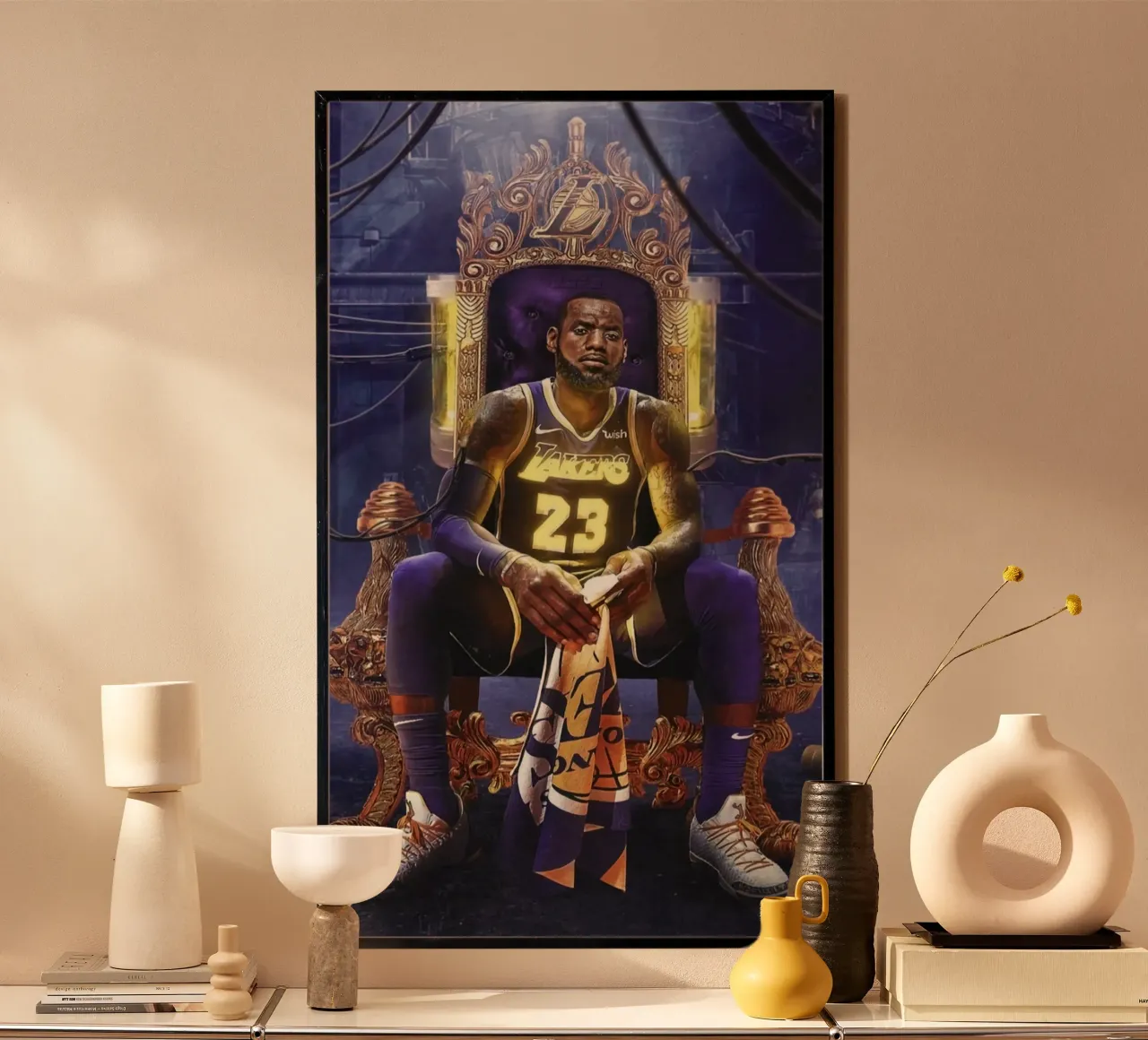 Lakers 23 Leggenda poster da FAKE ARTWORK STORE