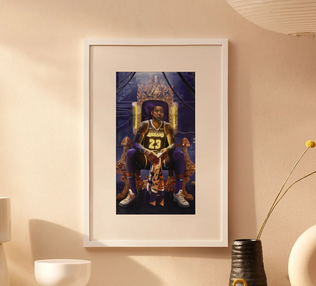 Lakers 23 Leggenda poster da FAKE ARTWORK STORE