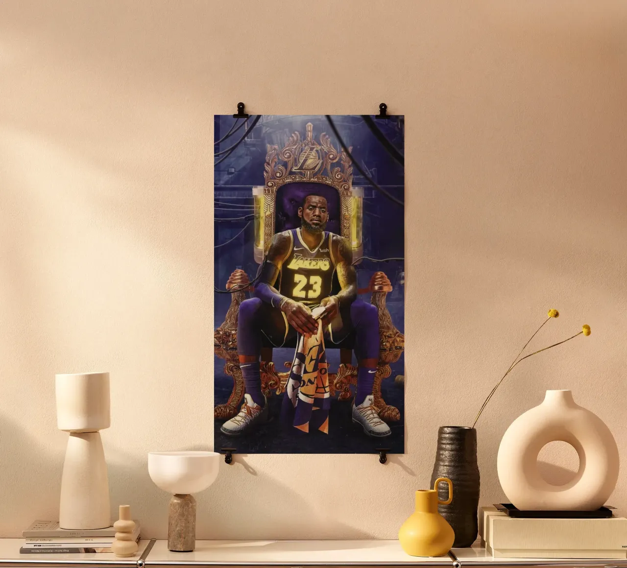 Lakers 23 Leggenda poster da FAKE ARTWORK STORE