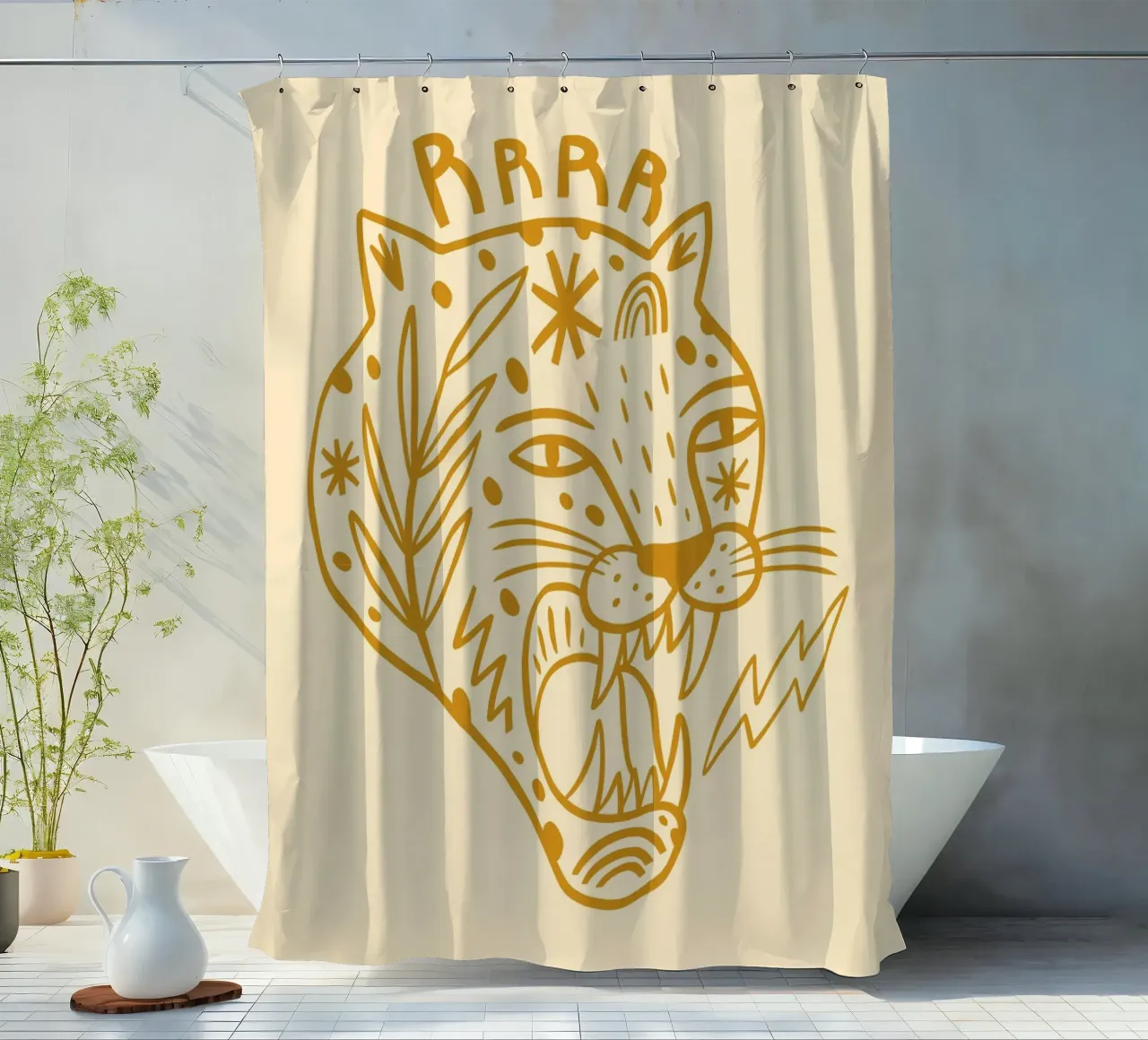 The Spirit Series No 17 tenda da doccia da treechild