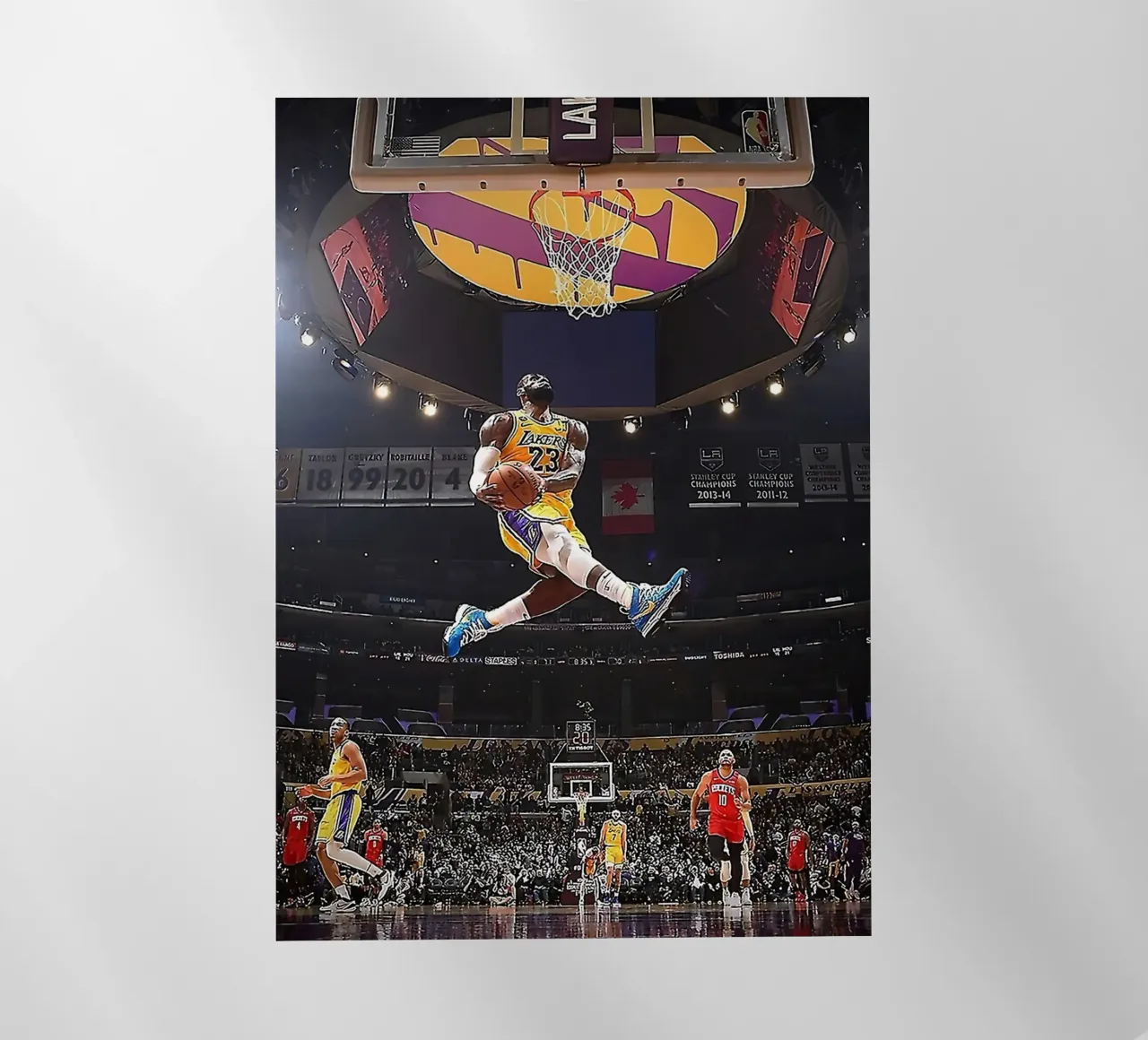 James Lebron Dunk pellicola backlit da FAKE ARTWORK STORE