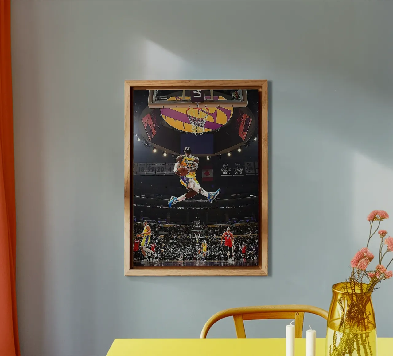 James Lebron Dunk alluminio dibond da FAKE ARTWORK STORE