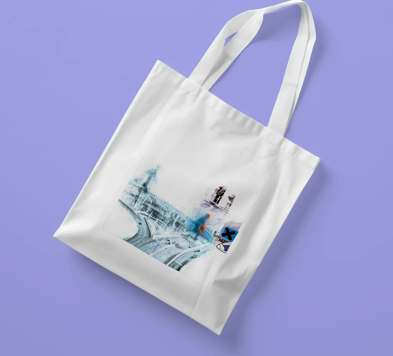 testa radio 1 Art borsa in juta da music soul
